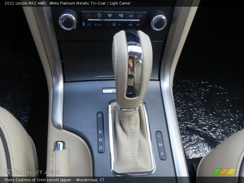 White Platinum Metallic Tri-Coat / Light Camel 2012 Lincoln MKZ AWD
