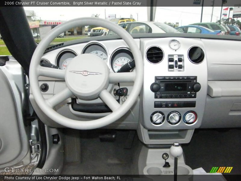 Bright Silver Metallic / Pastel Slate Gray 2006 Chrysler PT Cruiser Convertible