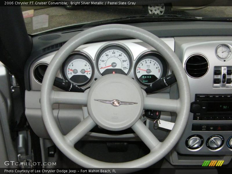 Bright Silver Metallic / Pastel Slate Gray 2006 Chrysler PT Cruiser Convertible