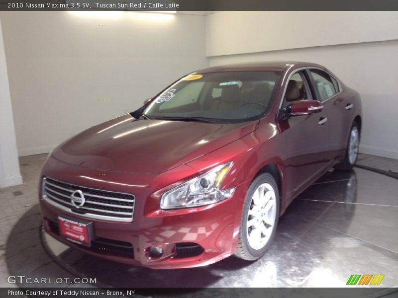 Tuscan Sun Red / Caffe Latte 2010 Nissan Maxima 3.5 SV