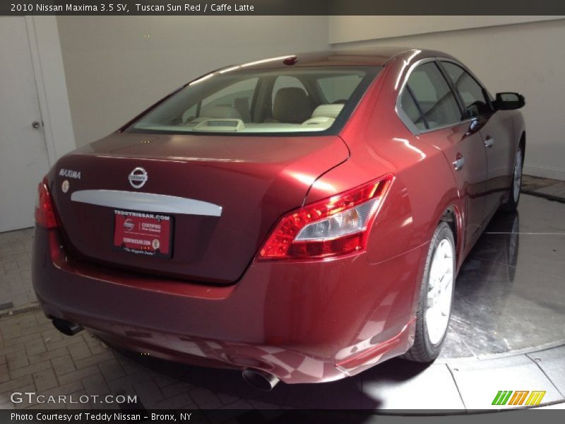 Tuscan Sun Red / Caffe Latte 2010 Nissan Maxima 3.5 SV