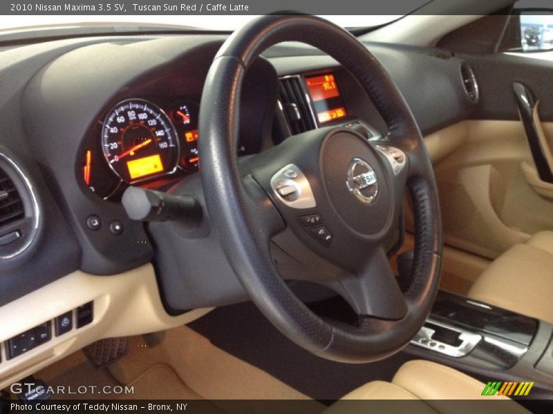 Tuscan Sun Red / Caffe Latte 2010 Nissan Maxima 3.5 SV