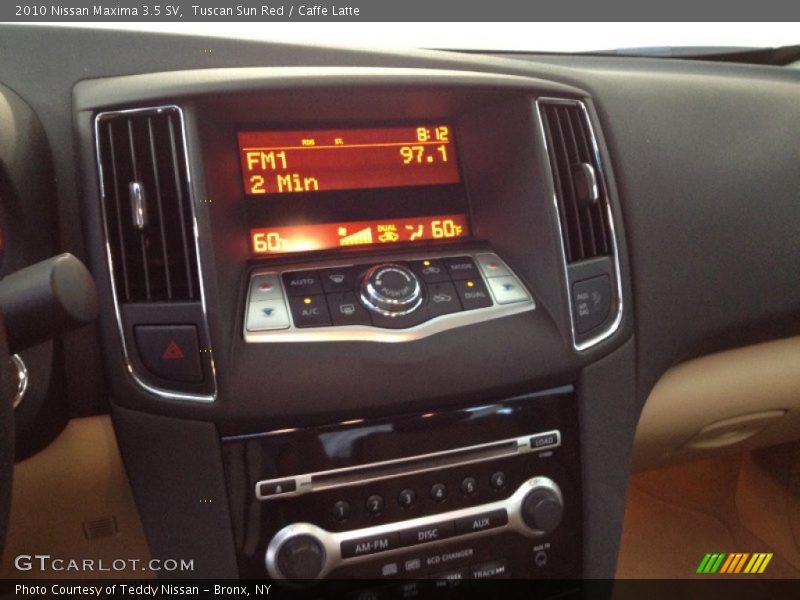 Tuscan Sun Red / Caffe Latte 2010 Nissan Maxima 3.5 SV