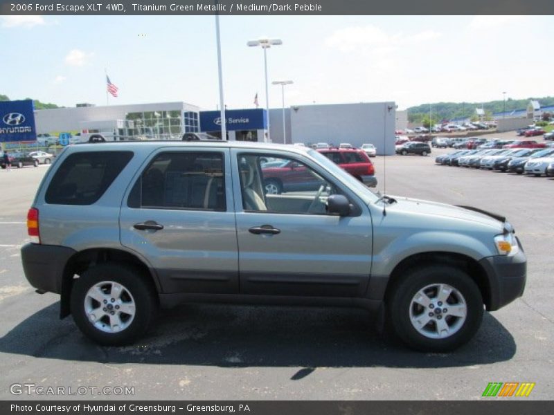 Titanium Green Metallic / Medium/Dark Pebble 2006 Ford Escape XLT 4WD