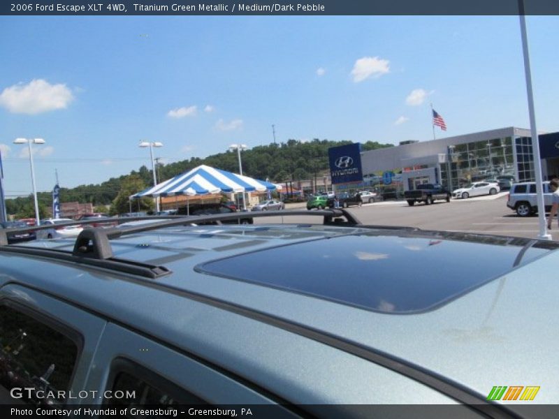 Titanium Green Metallic / Medium/Dark Pebble 2006 Ford Escape XLT 4WD