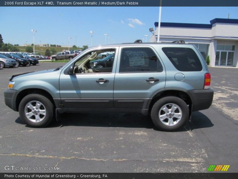 Titanium Green Metallic / Medium/Dark Pebble 2006 Ford Escape XLT 4WD