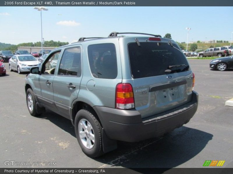 Titanium Green Metallic / Medium/Dark Pebble 2006 Ford Escape XLT 4WD