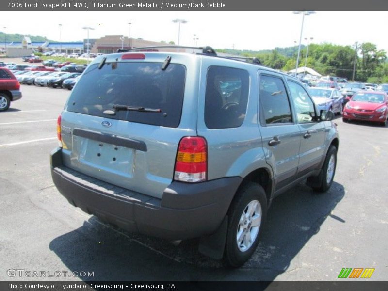 Titanium Green Metallic / Medium/Dark Pebble 2006 Ford Escape XLT 4WD
