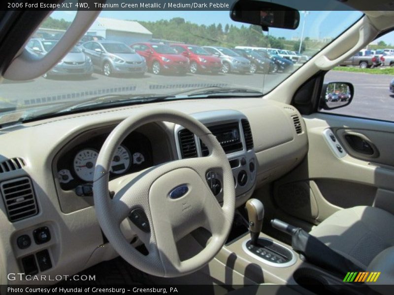 Titanium Green Metallic / Medium/Dark Pebble 2006 Ford Escape XLT 4WD