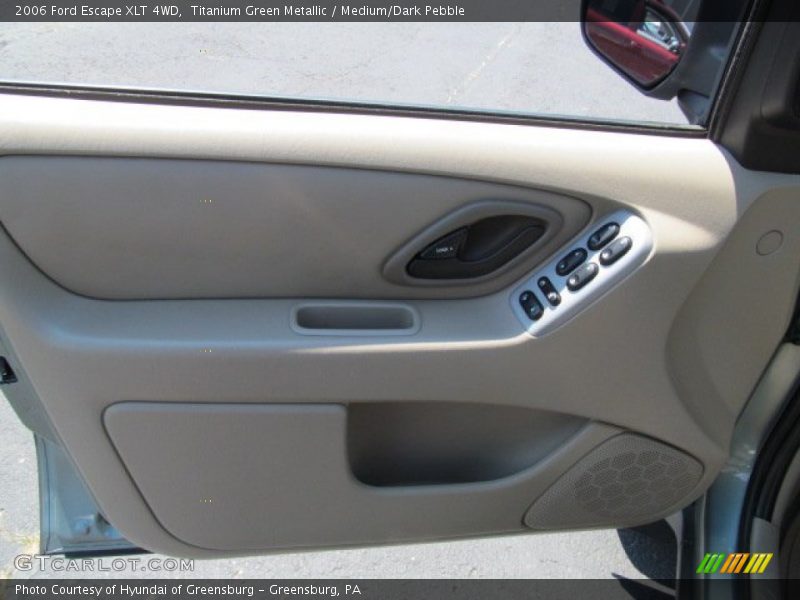 Titanium Green Metallic / Medium/Dark Pebble 2006 Ford Escape XLT 4WD