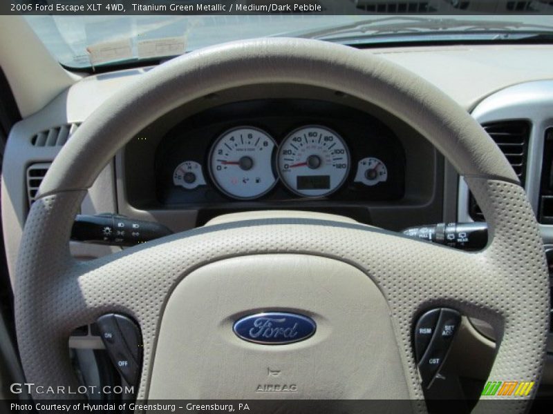 Titanium Green Metallic / Medium/Dark Pebble 2006 Ford Escape XLT 4WD