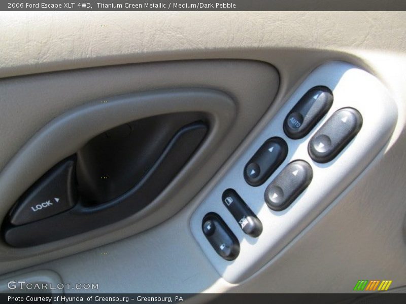 Titanium Green Metallic / Medium/Dark Pebble 2006 Ford Escape XLT 4WD