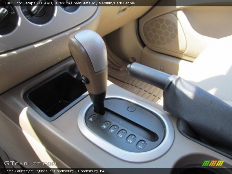 Titanium Green Metallic / Medium/Dark Pebble 2006 Ford Escape XLT 4WD