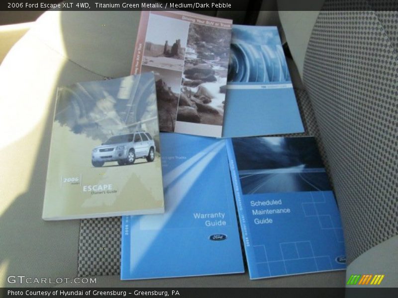 Titanium Green Metallic / Medium/Dark Pebble 2006 Ford Escape XLT 4WD