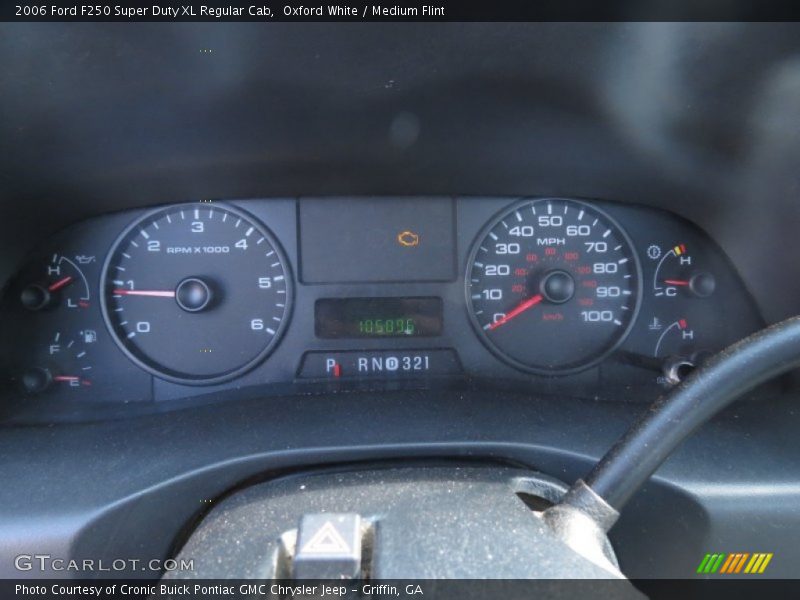  2006 F250 Super Duty XL Regular Cab XL Regular Cab Gauges