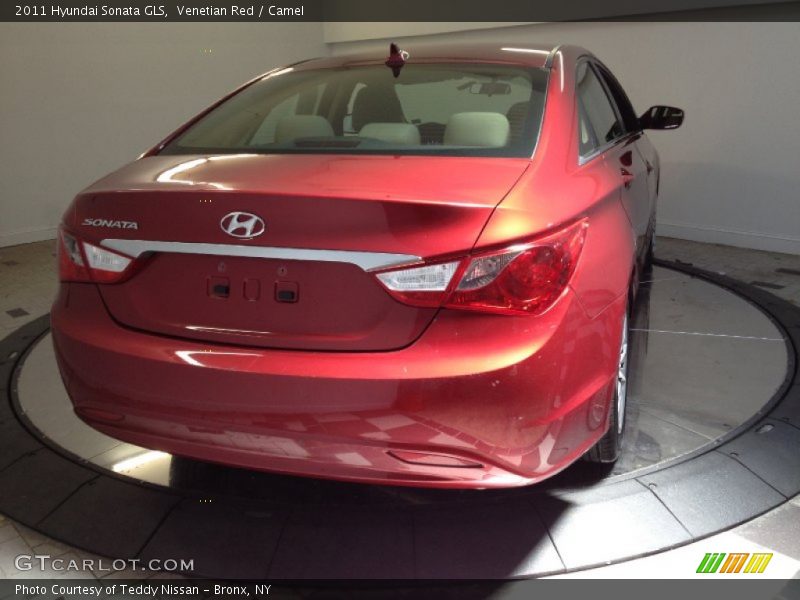 Venetian Red / Camel 2011 Hyundai Sonata GLS