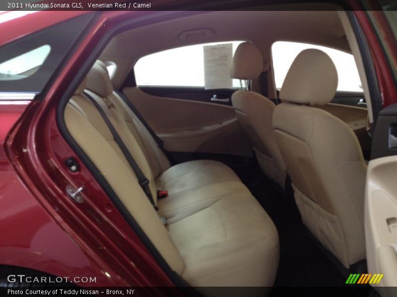 Venetian Red / Camel 2011 Hyundai Sonata GLS