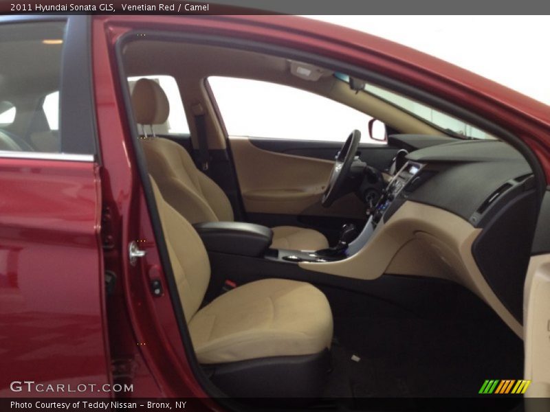 Venetian Red / Camel 2011 Hyundai Sonata GLS