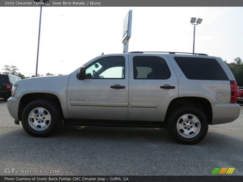 Silver Birch Metallic / Ebony 2009 Chevrolet Tahoe LS