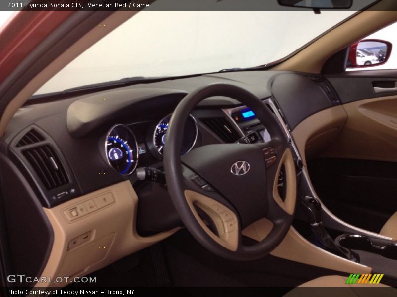Venetian Red / Camel 2011 Hyundai Sonata GLS