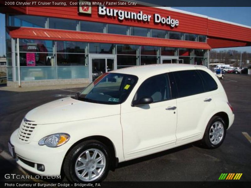 Cool Vanilla White / Pastel Slate Gray 2008 Chrysler PT Cruiser Touring