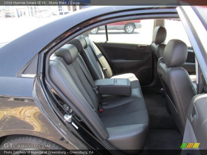 Ebony Black / Cocoa 2009 Hyundai Sonata SE V6