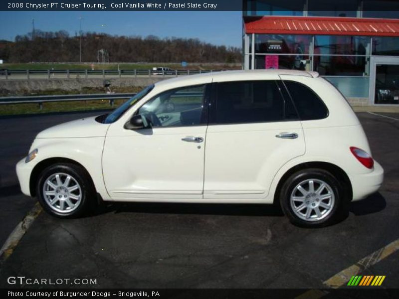 Cool Vanilla White / Pastel Slate Gray 2008 Chrysler PT Cruiser Touring