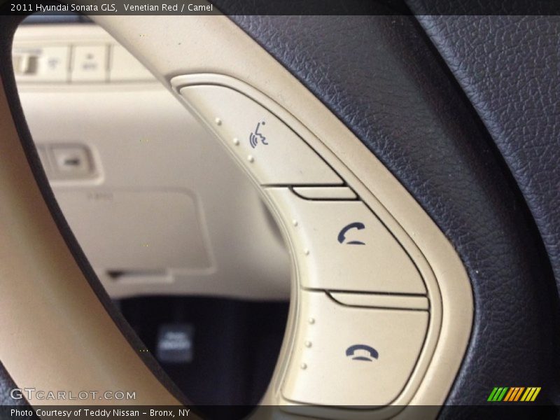 Venetian Red / Camel 2011 Hyundai Sonata GLS
