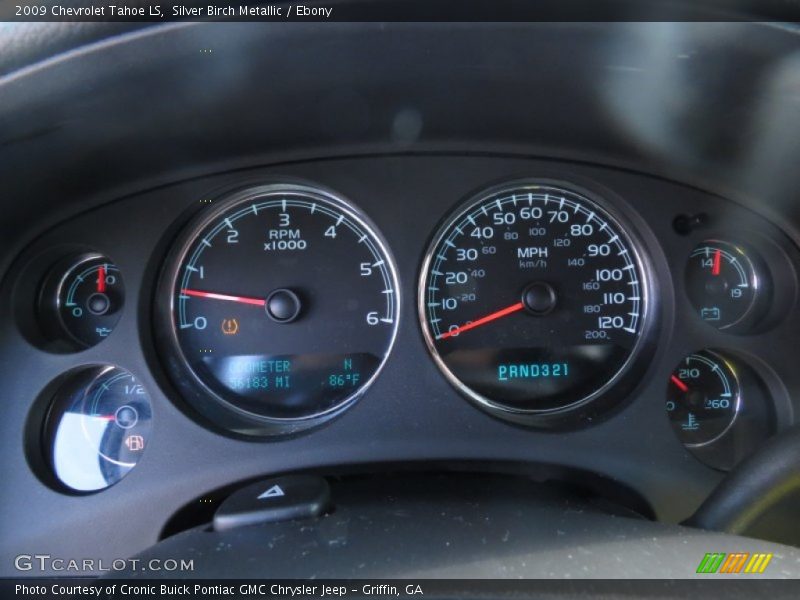 Silver Birch Metallic / Ebony 2009 Chevrolet Tahoe LS
