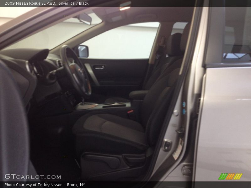 Silver Ice / Black 2009 Nissan Rogue SL AWD