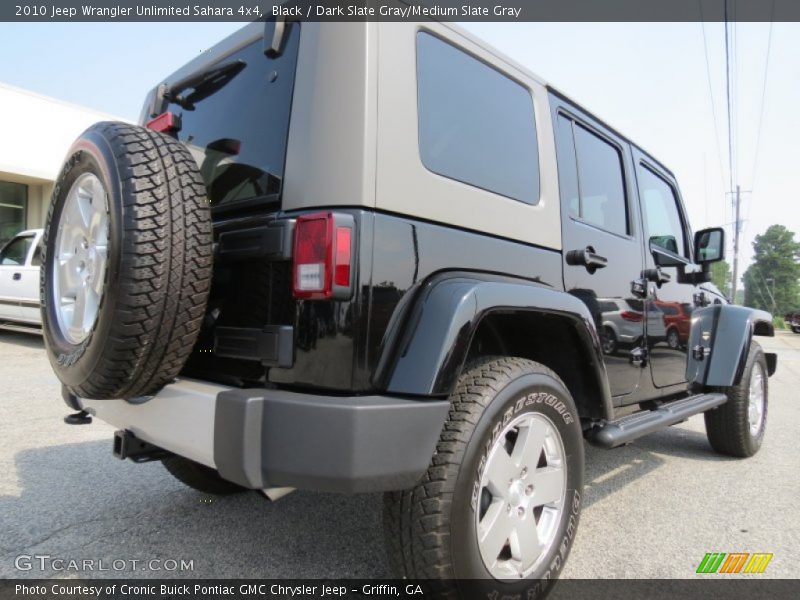 Black / Dark Slate Gray/Medium Slate Gray 2010 Jeep Wrangler Unlimited Sahara 4x4