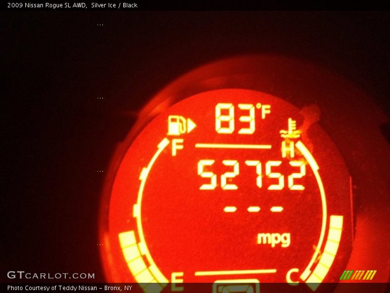 Silver Ice / Black 2009 Nissan Rogue SL AWD