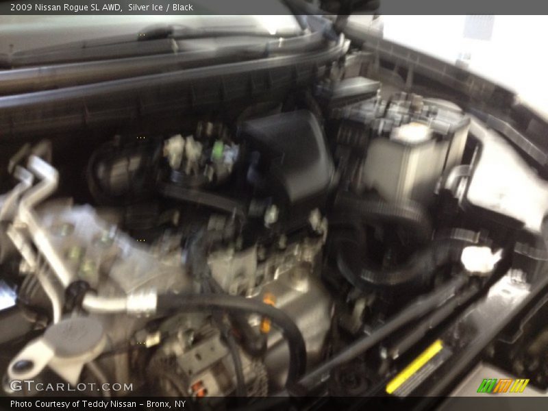 Silver Ice / Black 2009 Nissan Rogue SL AWD