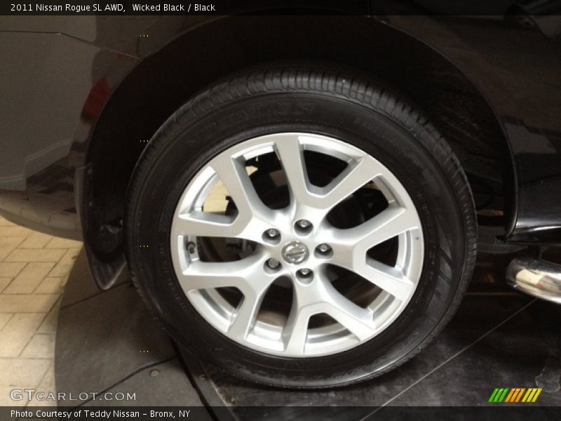 Wicked Black / Black 2011 Nissan Rogue SL AWD