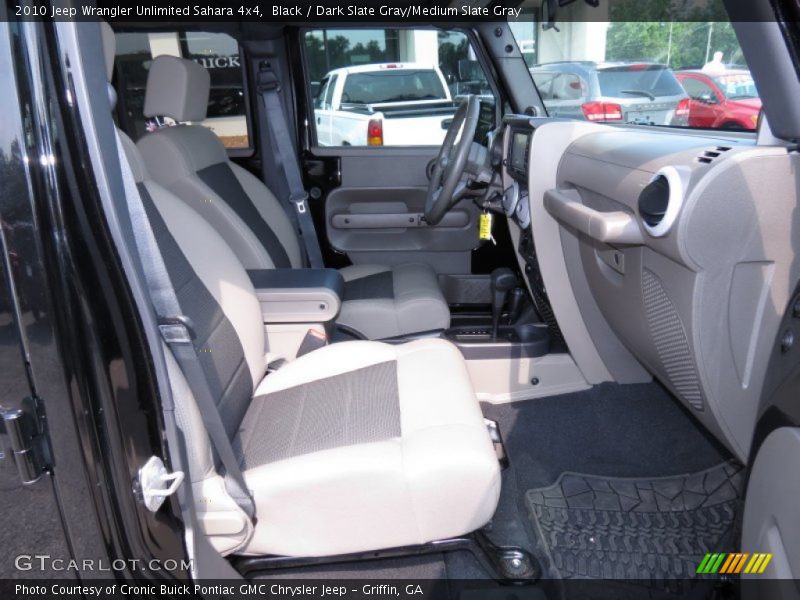 Black / Dark Slate Gray/Medium Slate Gray 2010 Jeep Wrangler Unlimited Sahara 4x4