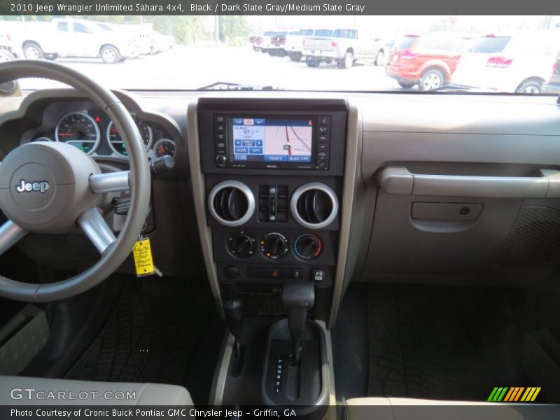 Black / Dark Slate Gray/Medium Slate Gray 2010 Jeep Wrangler Unlimited Sahara 4x4