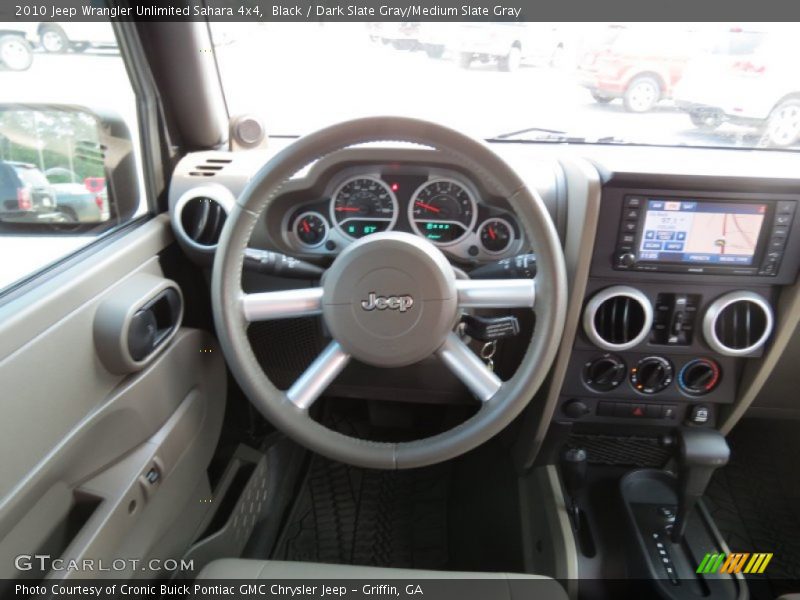 Black / Dark Slate Gray/Medium Slate Gray 2010 Jeep Wrangler Unlimited Sahara 4x4