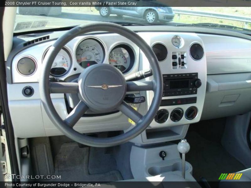 Cool Vanilla White / Pastel Slate Gray 2008 Chrysler PT Cruiser Touring