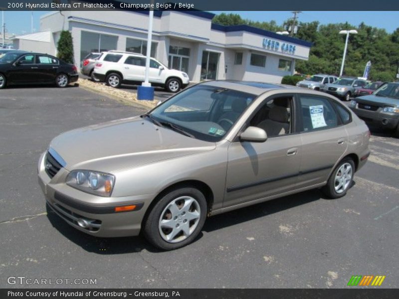 Champagne Beige / Beige 2006 Hyundai Elantra GT Hatchback