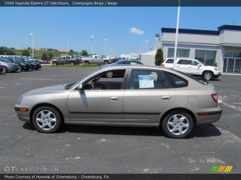 Champagne Beige / Beige 2006 Hyundai Elantra GT Hatchback