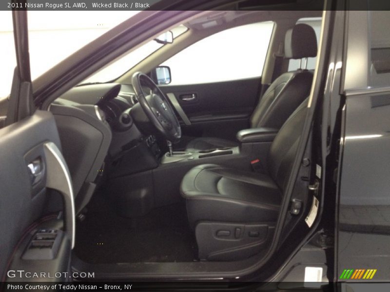 Wicked Black / Black 2011 Nissan Rogue SL AWD