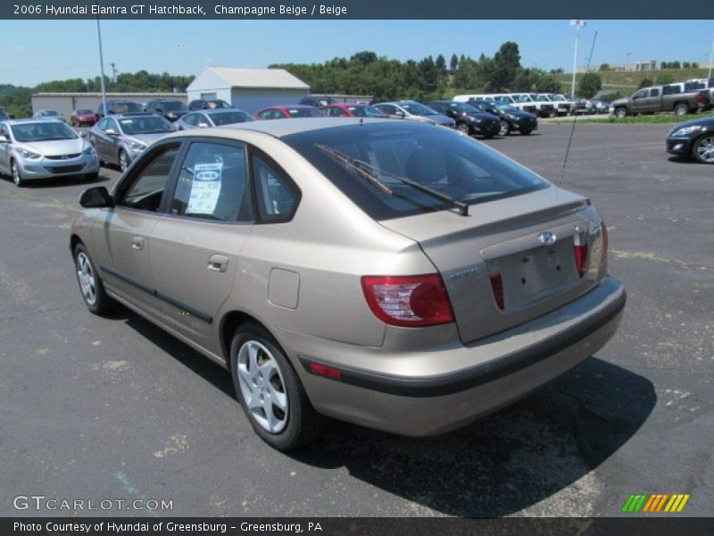 Champagne Beige / Beige 2006 Hyundai Elantra GT Hatchback