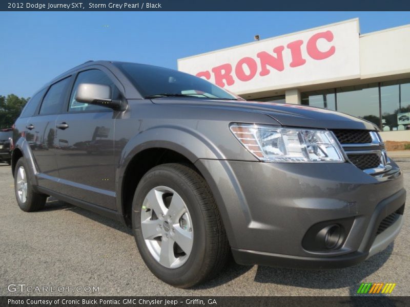 Storm Grey Pearl / Black 2012 Dodge Journey SXT