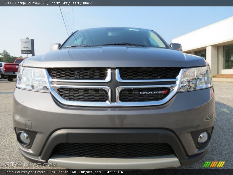 Storm Grey Pearl / Black 2012 Dodge Journey SXT