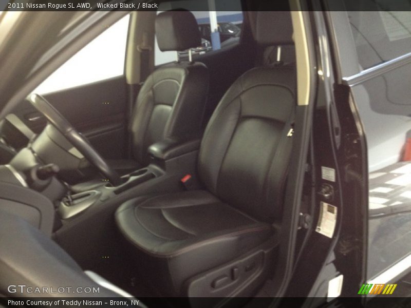 Wicked Black / Black 2011 Nissan Rogue SL AWD