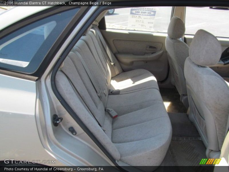Champagne Beige / Beige 2006 Hyundai Elantra GT Hatchback
