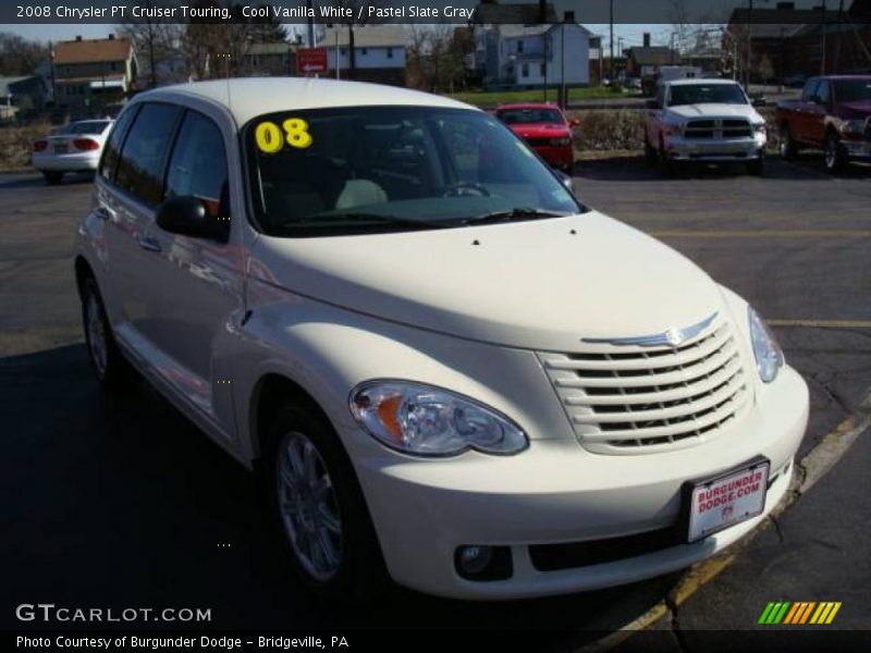 Cool Vanilla White / Pastel Slate Gray 2008 Chrysler PT Cruiser Touring
