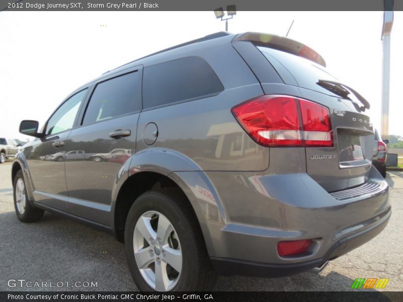 Storm Grey Pearl / Black 2012 Dodge Journey SXT