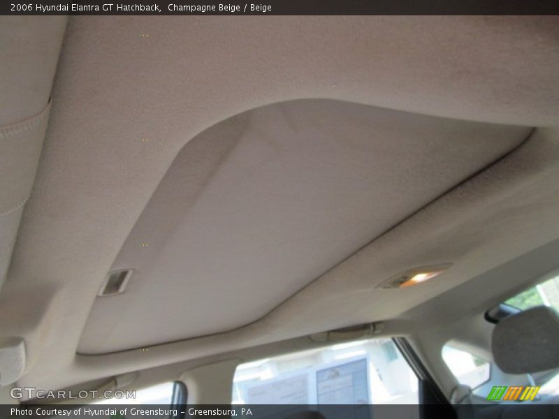 Champagne Beige / Beige 2006 Hyundai Elantra GT Hatchback