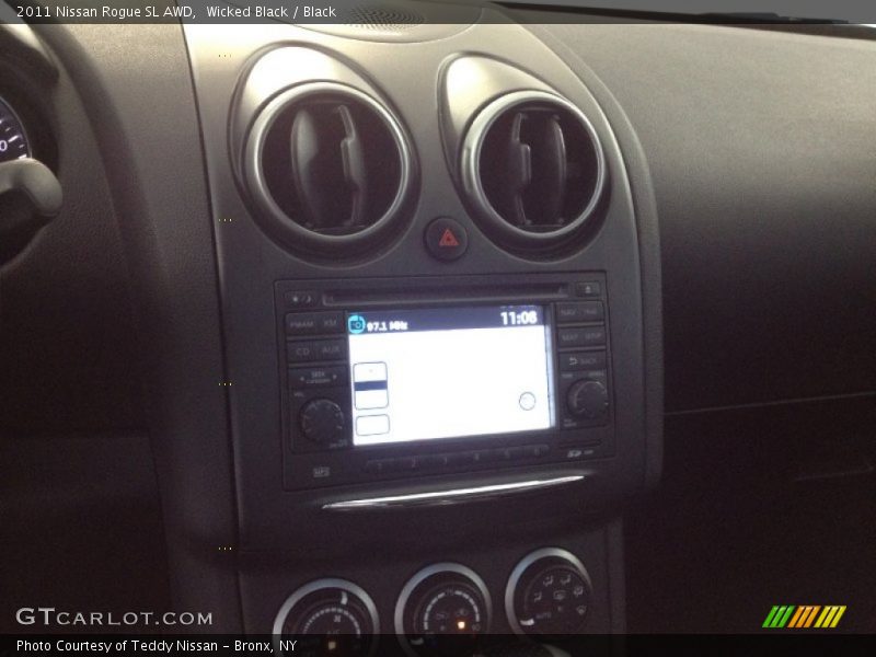 Wicked Black / Black 2011 Nissan Rogue SL AWD